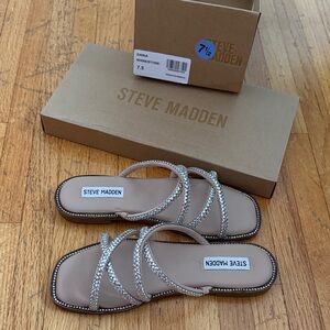 Steve Madden Women's Sandals with Rhinestone Straps